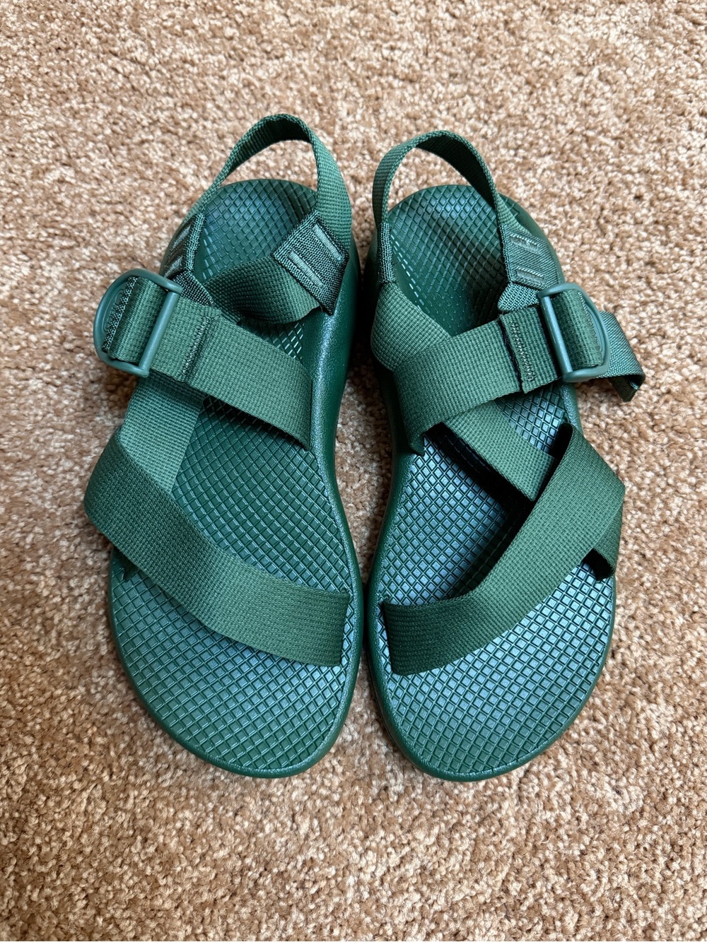 Chaco Green Strappy Outdoor Sandals